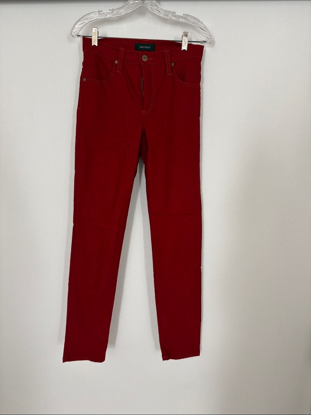 Karen Kane Red Skinny Jeans